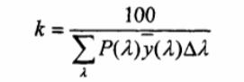常數(shù)K值的計算公式